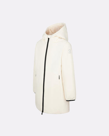 Giubbotto Bambina Suns Aurelia Velour con cappuccio e interno in eco fur