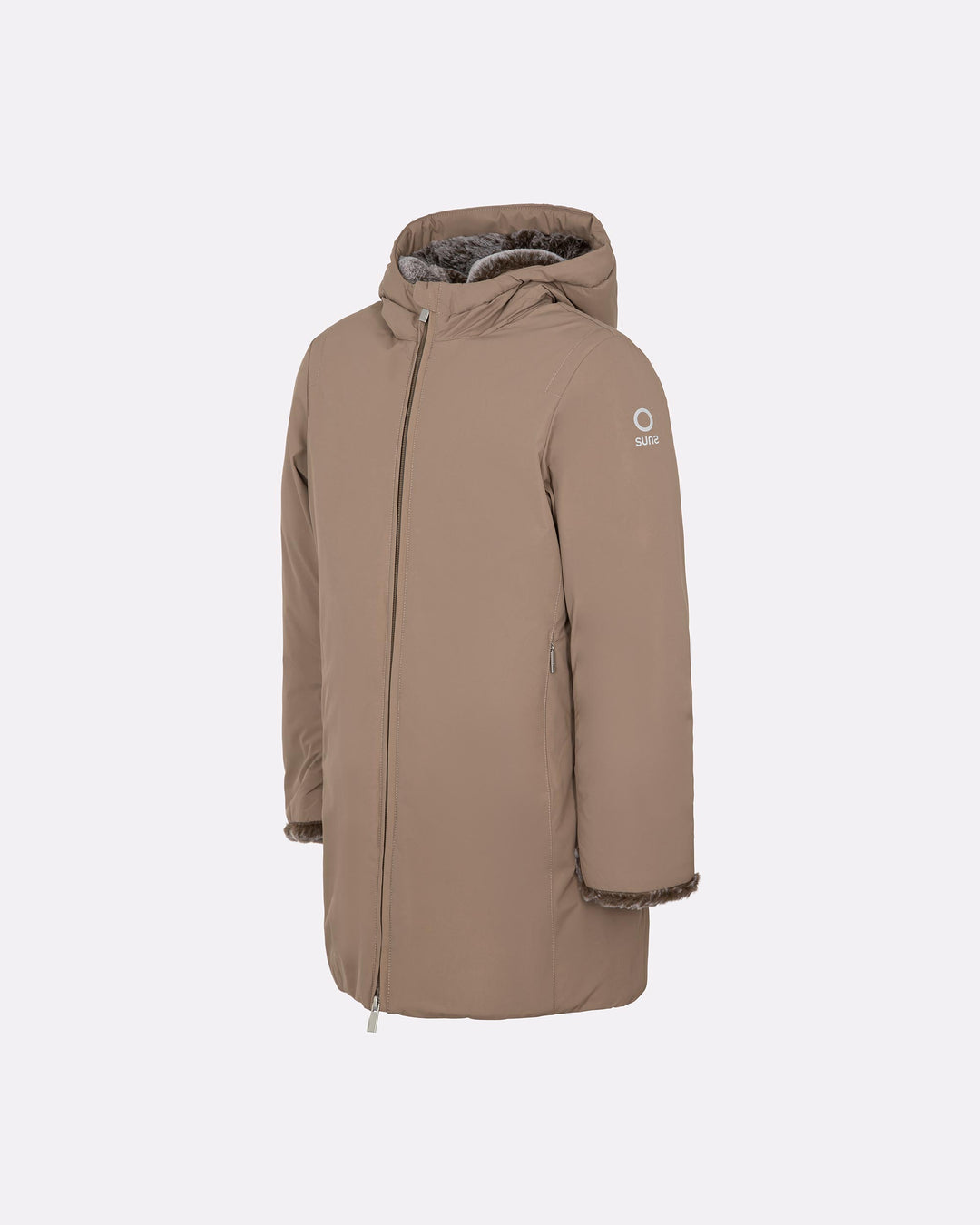 Giubbotto Bambina Suns Marmolada Fur con interno in eco pelliccia