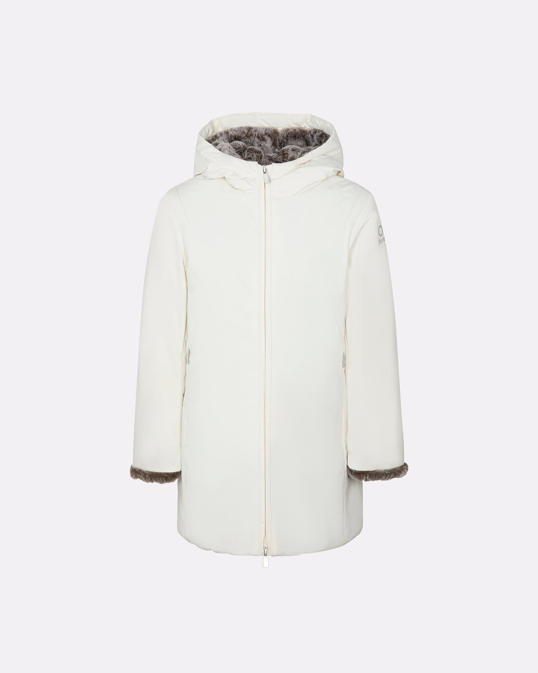 Giubbotto Bambina Suns Marmolada Fur con interno in eco pelliccia