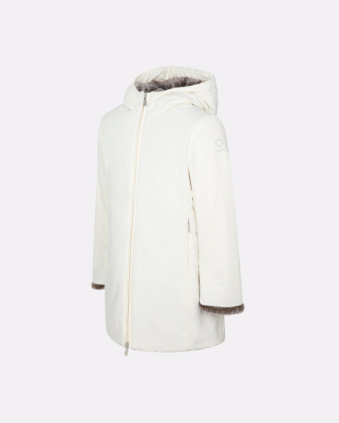 Giubbotto Bambina Suns Marmolada Fur con interno in eco pelliccia