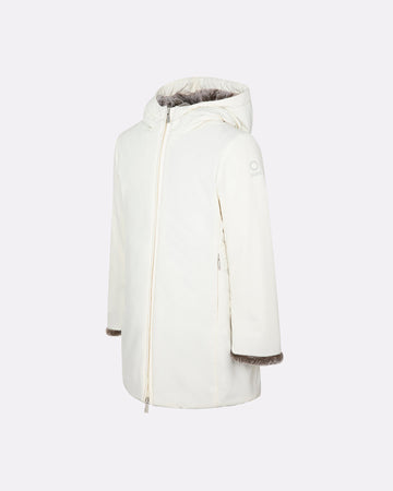 Giubbotto Bambina Suns Marmolada Fur con interno in eco pelliccia
