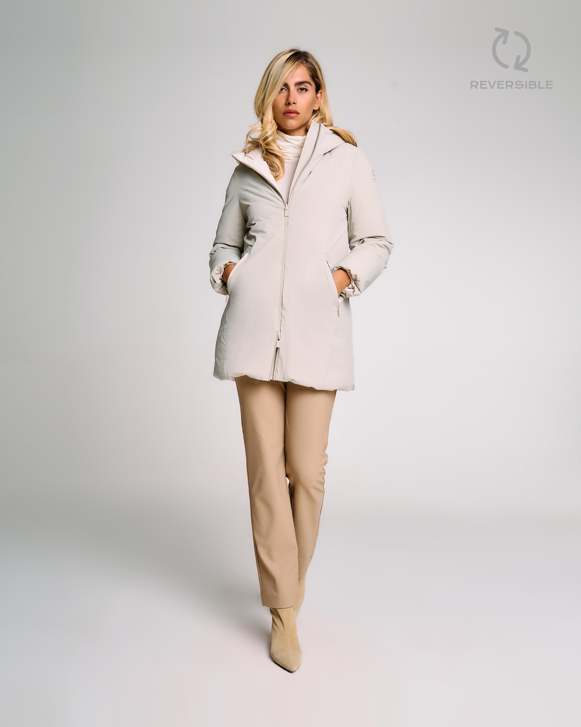 color: taupe/off white