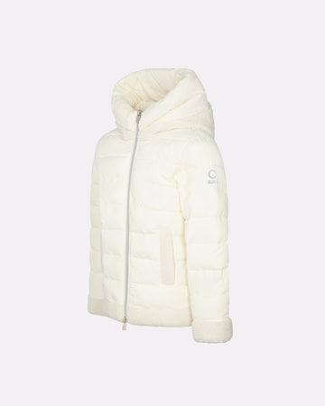 Giubbotto Suns K Afrodite da bambina con dettagli in eco fur