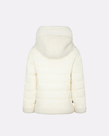 Giubbotto Suns K Afrodite da bambina con dettagli in eco fur