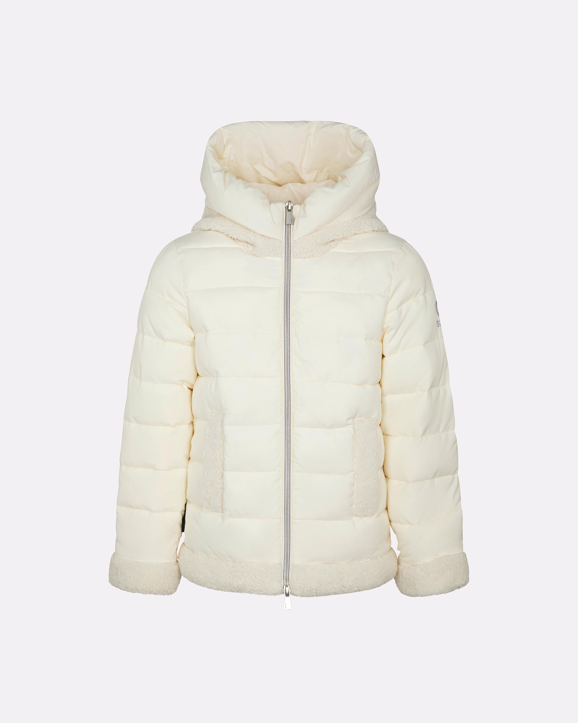 Giubbotto Suns K Afrodite da bambina con dettagli in eco fur