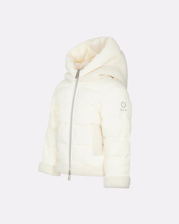 Giubbotto baby girl Suns K Afrodite con dettagli in eco fur