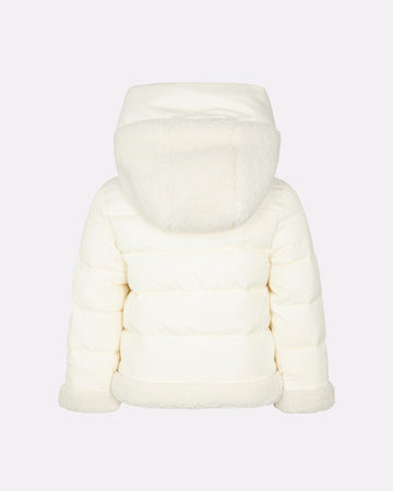 Giubbotto baby girl Suns K Afrodite con dettagli in eco fur