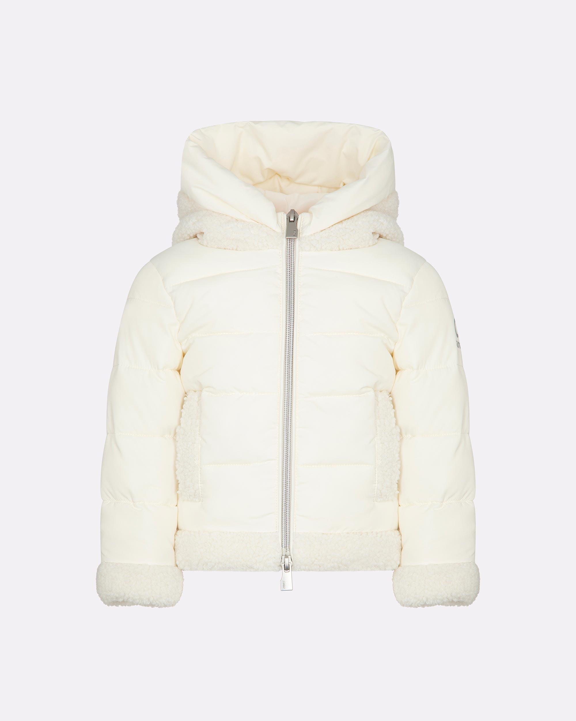 Giubbotto baby girl Suns K Afrodite con dettagli in eco fur