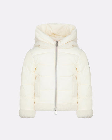 Giubbotto baby girl Suns K Afrodite con dettagli in eco fur