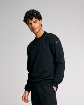 Felpa Uomo Suns Gipo Bos con logo embossed