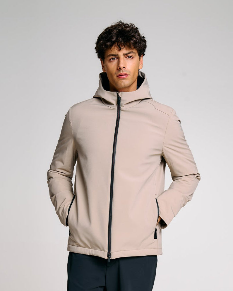 color: beige / dark blue