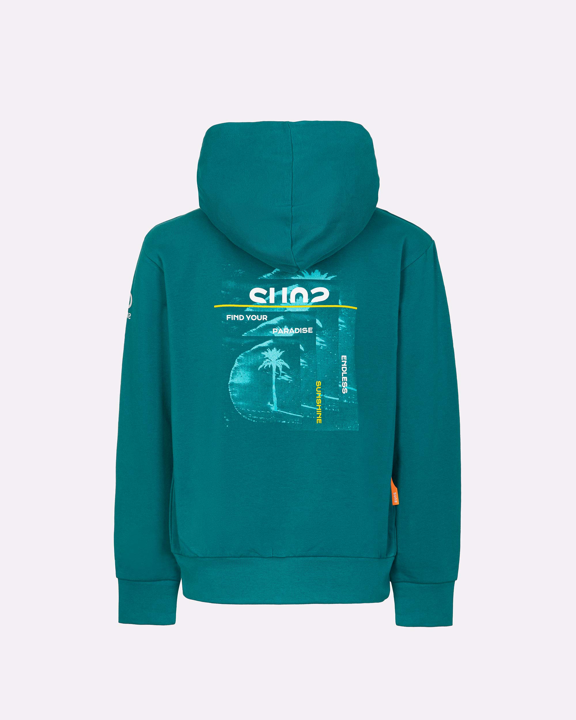 Felpa bambino Suns K Marzio Isla con cappuccio e zip-3