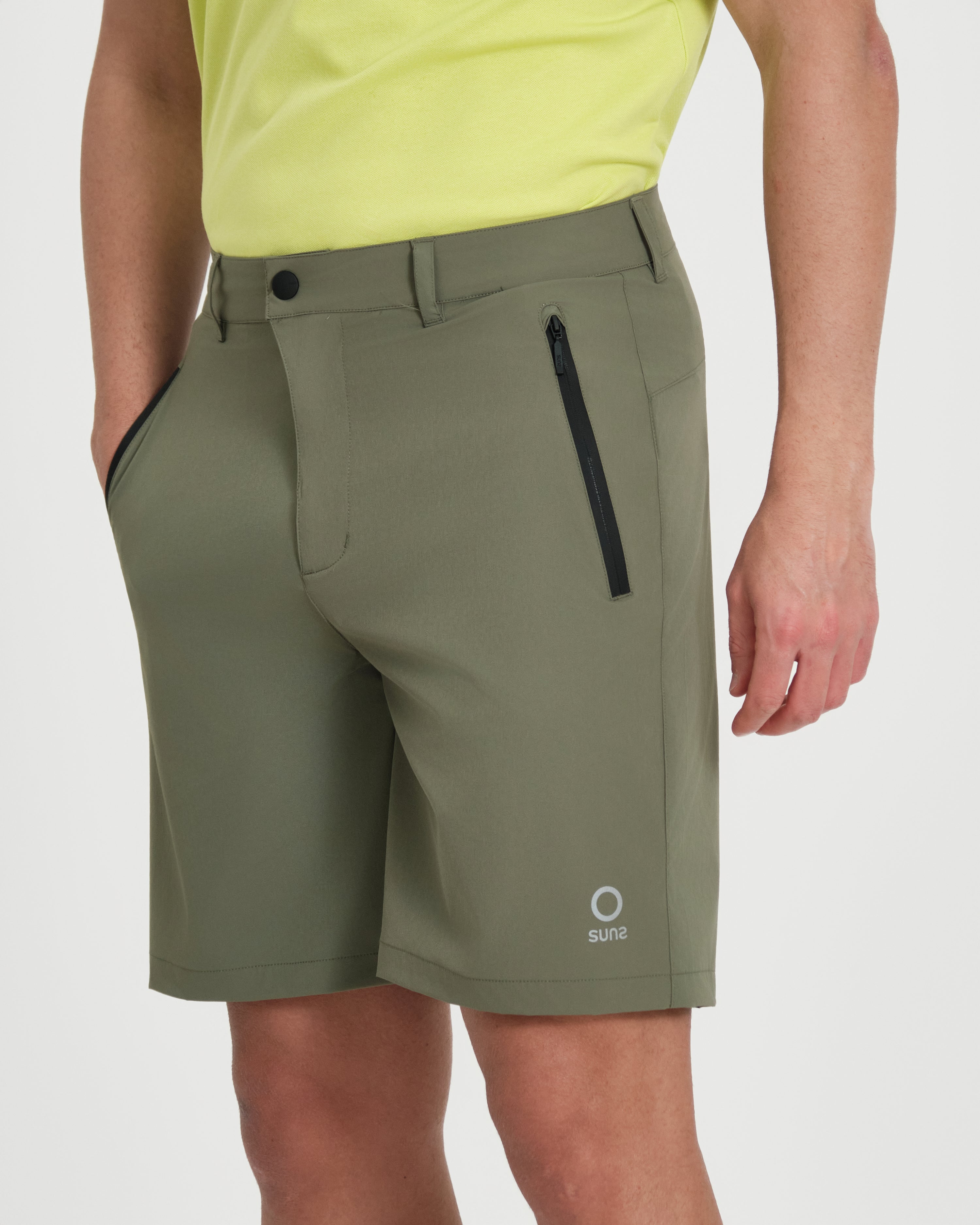 Bermuda CMP Stretch Homme – Outdoor, Beige (sabbia), Avec Poches Latérales – Neuf, étiquettes