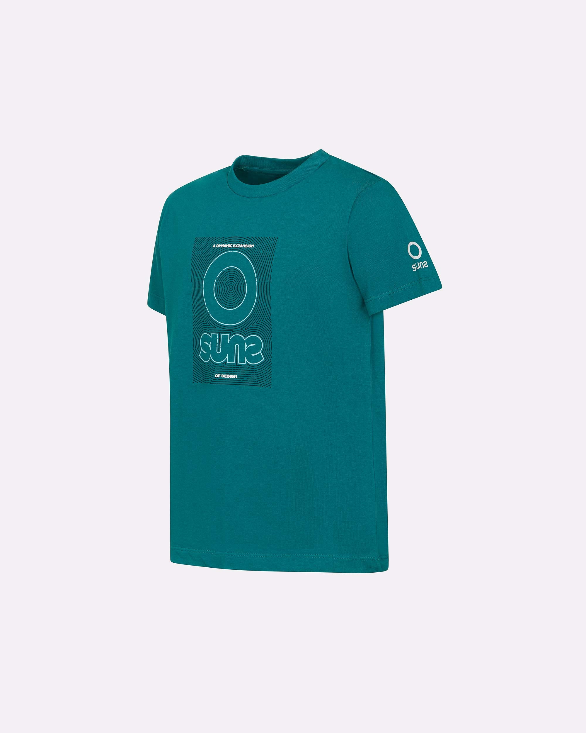 T-shirt bambino SUNS K Paolo Striper con grafica frontale-zoom-2