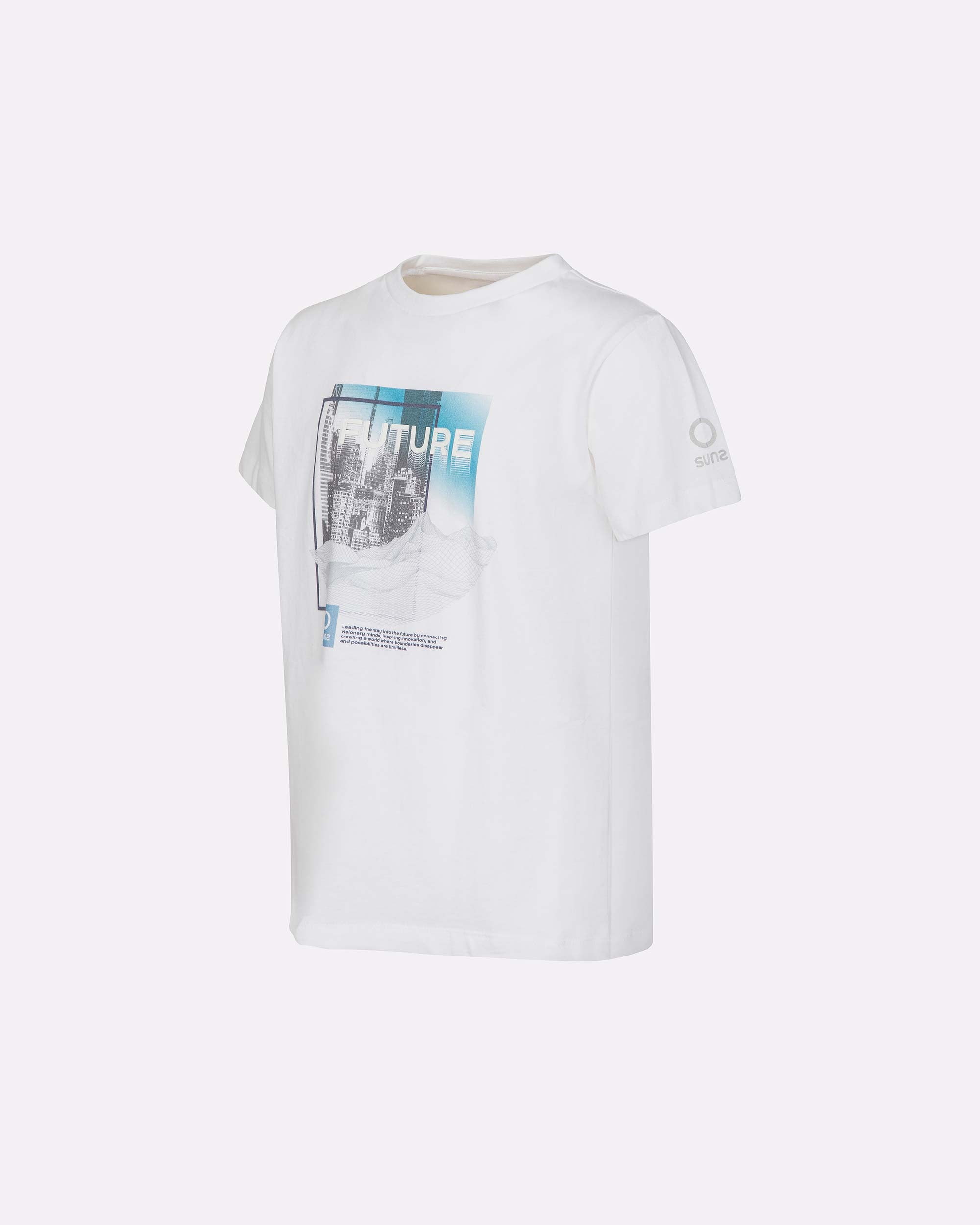 T-shirt bambino SUNS K Paolo Future con stampa-zoom-2