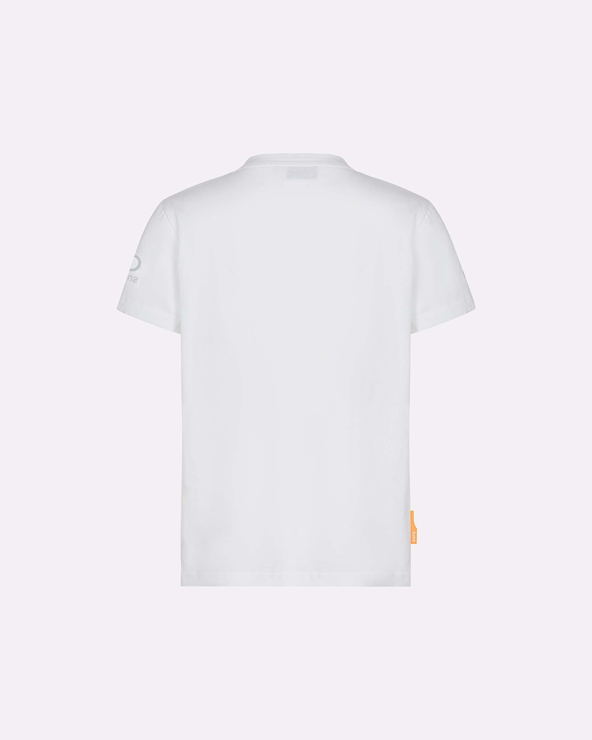 T-shirt bambino SUNS K Paolo Grid con grafica frontale-zoom-5