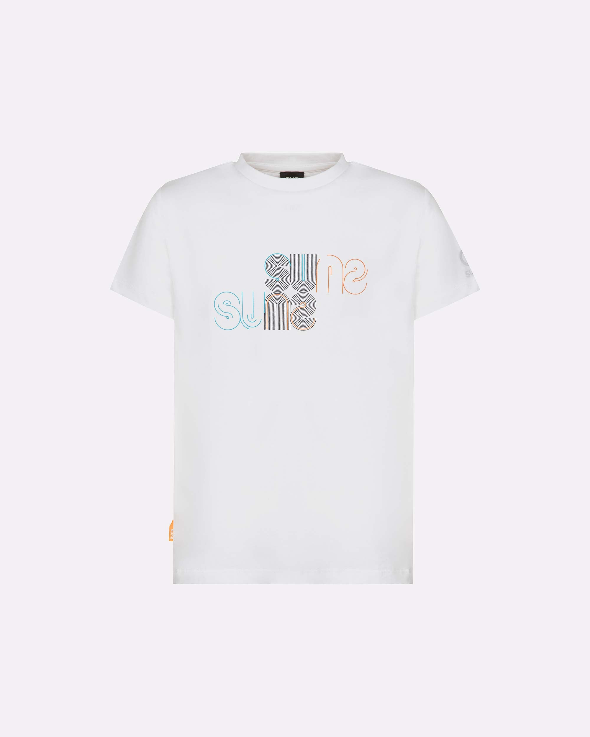 T-shirt bambino SUNS K Paolo Grid con grafica frontale-zoom-3